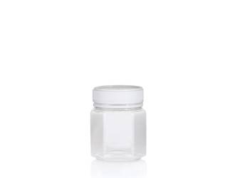 200ml Hex PET Jar